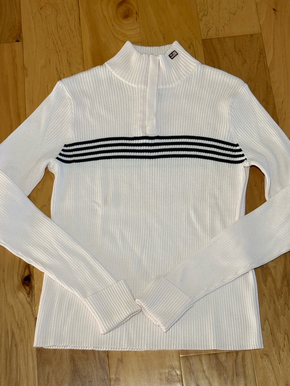 Ralph Lauren Ribbed Quarter-Zip Sweater